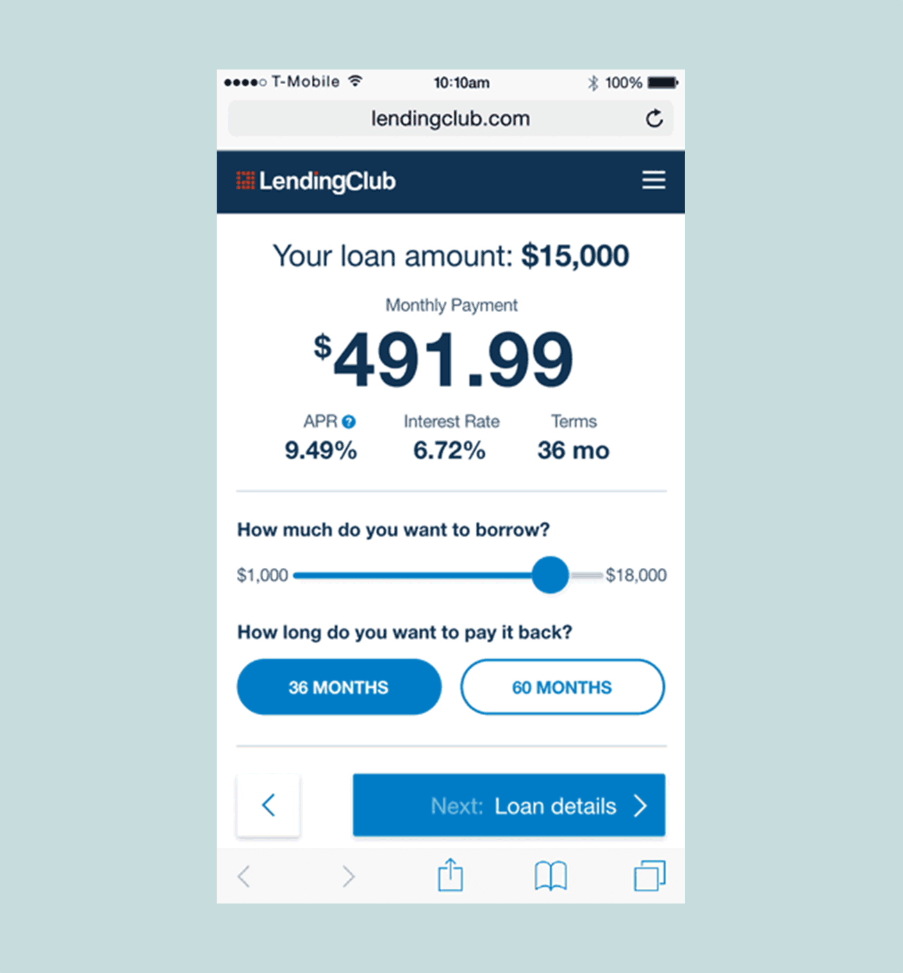 Liz Chang – LendingClub Offer Page Redesign